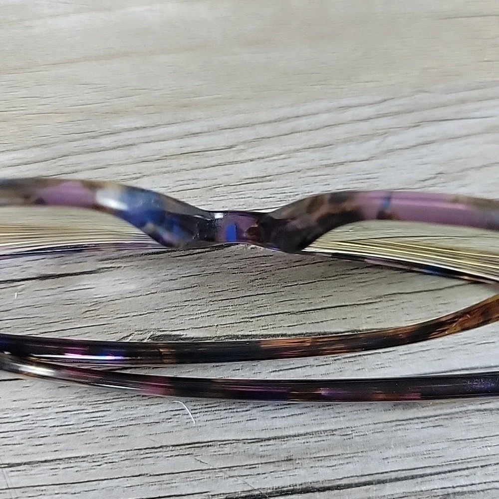 Coach Eyeglasses‎ HC6065 5288 49-17 135mm Confetti PURPLE FRAMES ONLY Full Rim